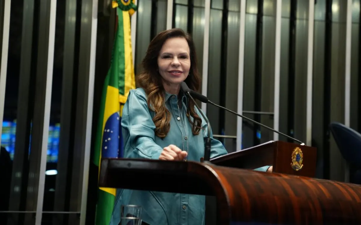 Professora Dorinha na tribuna do Senado
